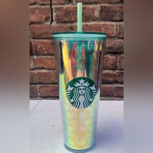 Starbucks Tumbler Mermaid 24oz
Iridescent Siren Scales Venti Cold cup